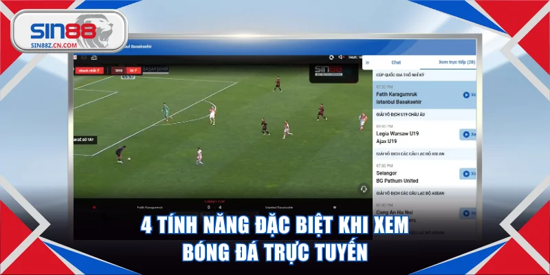 4 tính năng đặc biệt hỗ trợ người đam mê bóng