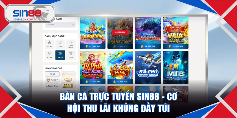 Bắn cá trực tuyến